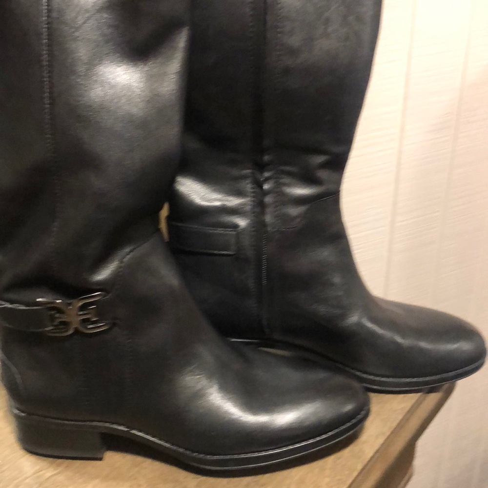 Sam Edelman black knee-high boots size 7